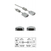Кабель DVI Dual Link (m-m), 1.8 м, High Quality, серый, Hama     [ObC] (H-45077)