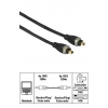 Кабель FireWire 4p/4p (m-m), 1 м, позолоченные контакты, черный, Hama     [ObN] (H-46707)