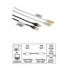 Кабель USB 2.0 A-B (m-m), 0.5 м, позолоченные контакты, *****, черный, Hama     [ObC] (H-46770)
