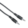 Кабель 3.5 мм Jack (m-m), стерео, 1.5 м, черный, Hama     [ObC] (H-48912)