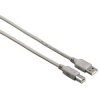 Кабель USB 2.0 A-B (m-m), 1.5 м, серый, Hama     [OnC] (H-53722)