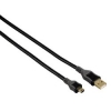 Кабель USB 2.0 A-mini B (m-m), 3.0 м, позолоченные контакты, двойное экранирование, ***, черный, Hama     [ObC] (H-53735)