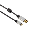 Кабель USB 2.0 A-micro B (m-m), 1.8 м, позолоченные контакты 24K, двойное экранирование, черный, Hama     [ObC] (H-53748)