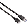 Кабель USB 3.0 A-micro B (m-m), 1.8 м, экранированный, 5 Гбит/с, *, черный, Hama     [ObC] (H-54507)