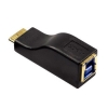 Адаптер USB 3.0 micro B-B (m-f), черный, Hama     [ObC] (H-54509)