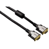 Кабель VGA мониторный 15p/15p (m-m), *****, позолоченные контакты, ферритовый фильтр, 75 Ом, 3.0 м, черный, Hama     [ObC] (H-54530)