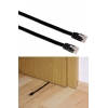 Патч-корд 8p8c (RJ45) (m-m), CAT5e, UTP, плоский, 5.0 м, черный, Hama     [ObC] (H-39608)