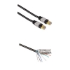 Патч-корд 8p8c (RJ45) (m-m), CAT6, 1.5 м, позолоченные контакты, штекеры покрытые алюминием, High Quality, черный, Hama     [ObU] (H-39853)