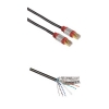 Патч-корд Cross Over 8p8c (RJ45) (m-m), CAT6, 5.0 м, позолоченные контакты, штекеры покрытые алюминием, High Quality, черный, Hama     [ObU] (H-39857)