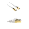 Патч-корд 8p8c (RJ45) (m-m), CAT5e, STP, 7.5 м, 1000 Мбит/с, позолоченные контакты,  экранированный, *, белый, Hama     [ObC] (H-78453)