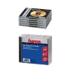 Коробка Jewel для 2xCD 5шт, прозрачный/черный, Hama     [OsS] (H-44745)