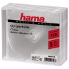 Коробка Jewel для 1 CD , 5 шт., прозрачный, Hama     [OsS] (H-44748)