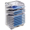 Стойка Rack&Stack для СD, 12шт, пластик, прозрачная, Hama     [OxS] (H-48004)