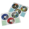 Файлы A4 на 6 CD дисков каждый, 10 шт.,  подходит для H-49834, H-62612 и папок на кольцах, прозрачный/белый, Hama     [OsC] (H-49835)