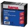 Коробки для CD дисков Slim Jewel Case, 10 шт., черный, Hama     [OsC] (H-49895)