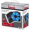 Коробки для CD дисков SlimLine, 100 шт., черный, Hama     [OxS] (H-49935)