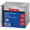 Коробки для CD дисков Slim Jewel Case, 25 шт., черный, Hama     [OsC] (H-49999)