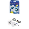 Конверты для CD/DVD, бумажные с прозрачным окошком, 25 шт., белый, Hama     [OxC] (H-51060)