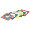 Конверты для CD/DVD, бумажные с прозрачным окошком, 50 шт., 5 цветов, Hama     [ObC] (H-51089)