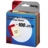 Конверты для CD/DVD, бумажные с прозрачным окошком, 100 шт., 5 цветов, Hama     [ObC] (H-51090)