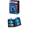 Коробка для 4 DVD Jewel, 5 шт., черный, Hama     [OsS] (H-51186)