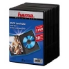 Коробка Jewel Case для DVD, 10 шт., пластик, черный, Hama     [OsS] (H-51276)
