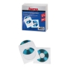 Конверты для CD/DVD, бумажные с прозрачным окошком, 50 шт., белый, Hama     [OsC] (H-62671)