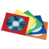 Конверты для CD/DVD, бумажные с прозрачным окошком, 25 шт., 5 цветов, Hama     [OsC] (H-78367)