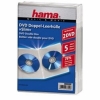 Коробка для 2 DVD Slim, 5 шт., прозрачный, Hama     [OsS] (H-83892)