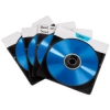 Конверты для 2 CD/DVD, полипропилен/флис, 50 шт., черный + разноцветные вкладыши-классификаторы, Hama     [OhS] (H-96100)