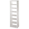 Стойка Cordoba Maxi, 7 полок, регулируемые по высоте, 24 x 125 x 37.7 см, дерево, белый, Hama     [OxS] (H-96164)