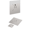 Кронштейн для ТВ, M  (до 37"/94 см), VESA 200*200, до 50 кг, *****, fix (неподвижный), серебристый, Hama     [OxE] (H-49549)