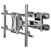 Кронштейн для ТВ, XL (до 63"/160 см), VESA 800*400, до 90 кг, *****, fullmotion (наклон, поворот), 2 рычага, 3 шарнира, серебристый, Hama     [OxE] (H-84006)
