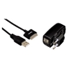 Зарядное устройство USB 5В/2.1А + кабель данных для Samsung Galaxy Tab, черный, Hama     [OhN] (H-108383)