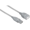 Кабель USB A-A (m-f) удлинительный, 0.5 м, *, серый, Hama     [ObN] (H-39723)