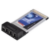 Карта PCMCIA c 3-мя портами FIREWARE для ноутбука (H-62754)