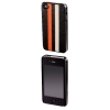 Футляр Stripe для Apple iPhone 4/4S, пластик, черный/белый/желтый, Hama     [ObG] (H-104594)