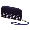 Сумочка для мобильного телефона Zipper Bag, на молнии, съемный ремешок для руки, 6.0 x 1.3 x 10.5 см, велюр, синий, Hama     [OpG] (H-106524)