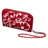 Сумочка для мобильного телефона Zipper Bag, на молнии, съемный ремешок для руки, 6.0 x 1.3 x 10.5 см, велюр, красный, Hama     [OpG] (H-106525)