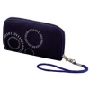 Сумочка для мобильного телефона Zipper Bag, на молнии, съемный ремешок для руки, 6.0 x 1.3 x 10.5 см, велюр, синий/белый , Hama     [OpG] (H-106527)