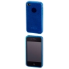 Футляр TPU для Apple iPhone 4/4S, противоскользящая поверхность, силикон, голубой, Hama     [ObG] (H-107107)