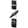 Футляр Stand для Apple iPhone 4/4S, выдвижная ножка-подставка, пластик, черный, Hama     [ObG] (H-107152)