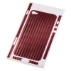 Пленка защитная Carbon для корпуса Apple iPhone 4, красный, Hama     [OhG] (H-108153)