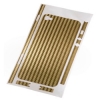 Пленка защитная Carbon для корпуса Apple iPhone 4, золотистый, Hama     [OhG] (H-108154)