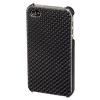 Футляр Carbon для Apple iPhone 4/4S, пластик, темно-серый, Hama     [ObG] (H-108521)