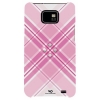 Футляр Grid для мобильного телефона Samsung GT-I9100 Galaxy S II, украшен кристаллами Swarowski, розовый, White Diamonds     [OhG] (H-108688)