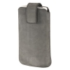 Чехол Chic Case для мобильного телефона, 1.3 х 11.5 х 6.3 см, язычок для извлечения, застежка, замша, серый, Hama     [OhG] (H-109337)