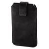 Чехол Chic Case для мобильного телефона, 1.4 х 12.3 х 6.7 см, язычок для извлечения, застежка, замша, черный, Hama     [OhG] (H-109339)