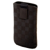 Чехол Velvet Pouch Square для мобильного телефона, 12.8 х 7.2 х 1.5 см, велюр, коричневый, Hama     [ObG] (H-109382)