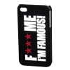 Футляр FMIF для мобильного телефона Apple iPhone 4/4S, черный, F*** ME I'M FAMOUS     [OhG] (H-115328)